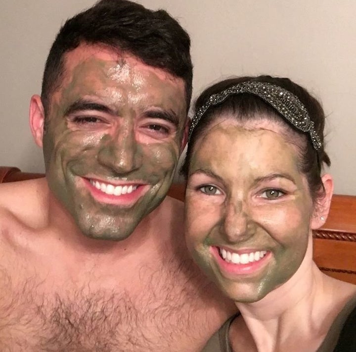 Matt Sanders would do anything to make his wife Libby smile, from painting his nails to doing face masks. 