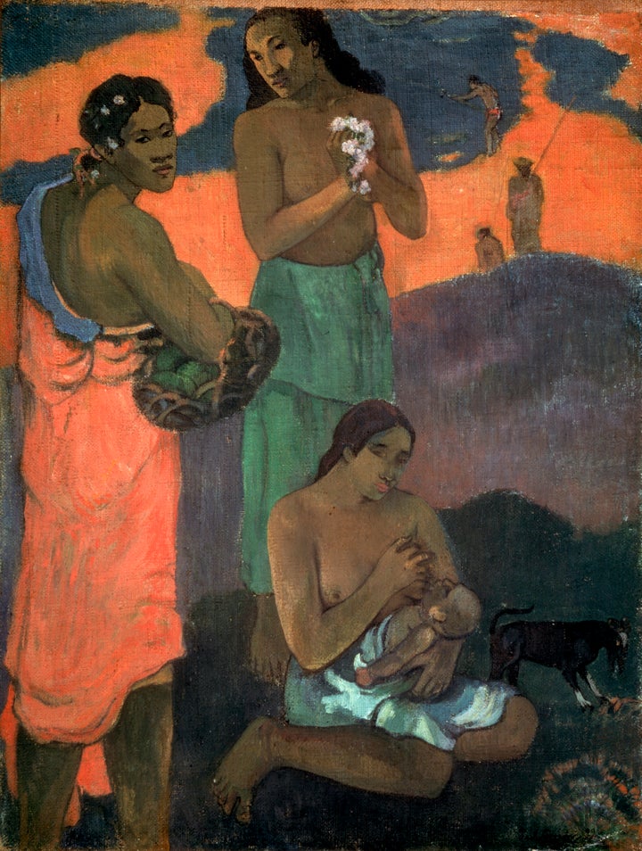 Paul Gauguin, "Women on the Seashore (The Motherhood)," 1899