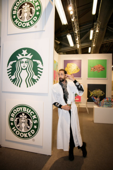 Brody and his "BRODYBUCKS."