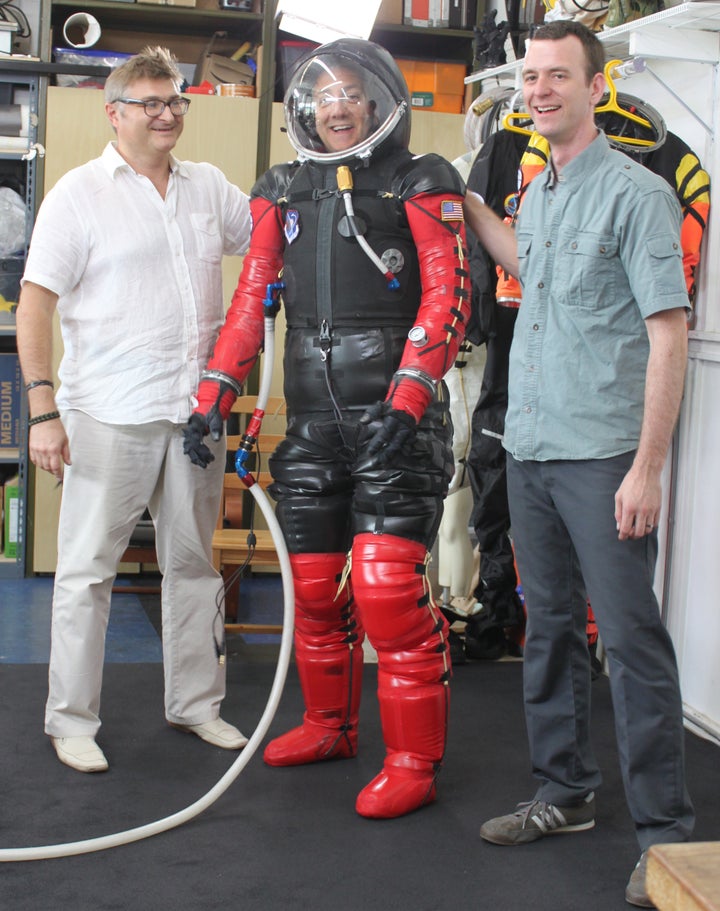 Ted Southern blends his costume design know-how with Nikolay Moiseev's spacesuit construction background to create award-winn