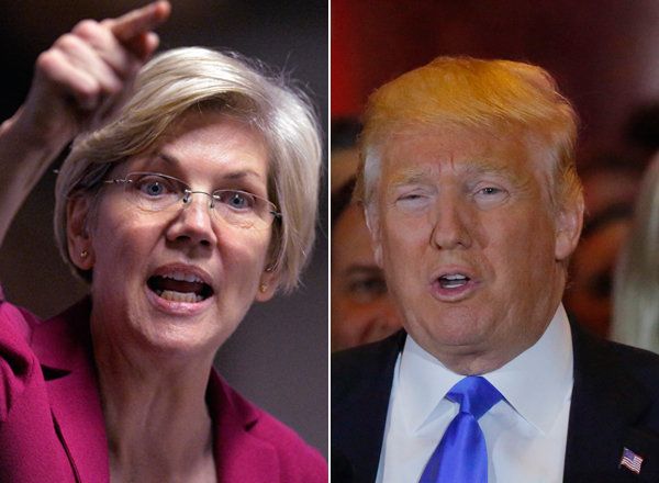 Elizabeth Warren vs. Donald Trump. A battle for the ages.