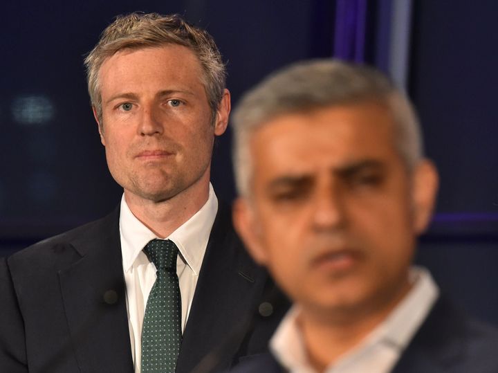 Zac Goldsmith (left) was defeated by Sadiq Khan (right)