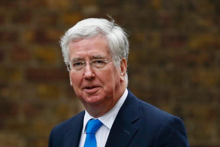 Britain's Secretary of State for Defence Michael Fallon arrives to attend a cabinet meeting at Number 10 Downing Street in London, Britain March 1, 2016.