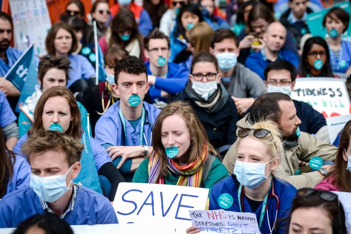 <strong>Junior doctors launched unprecedented strike action in the NHS over their new contracts</strong>