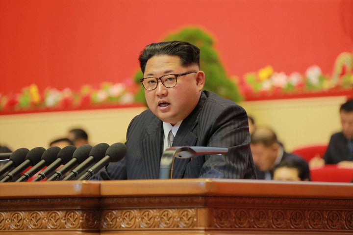This photo taken on May 7, 2016 and released on May 8 by North Korea's official Korean Central News Agency (KCNA) shows North