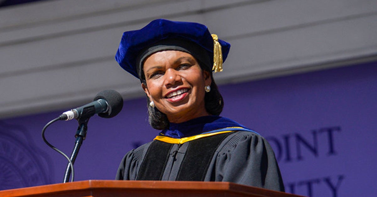 Condoleeza Rice Tells Grads To Find People They Disagree WIth ...