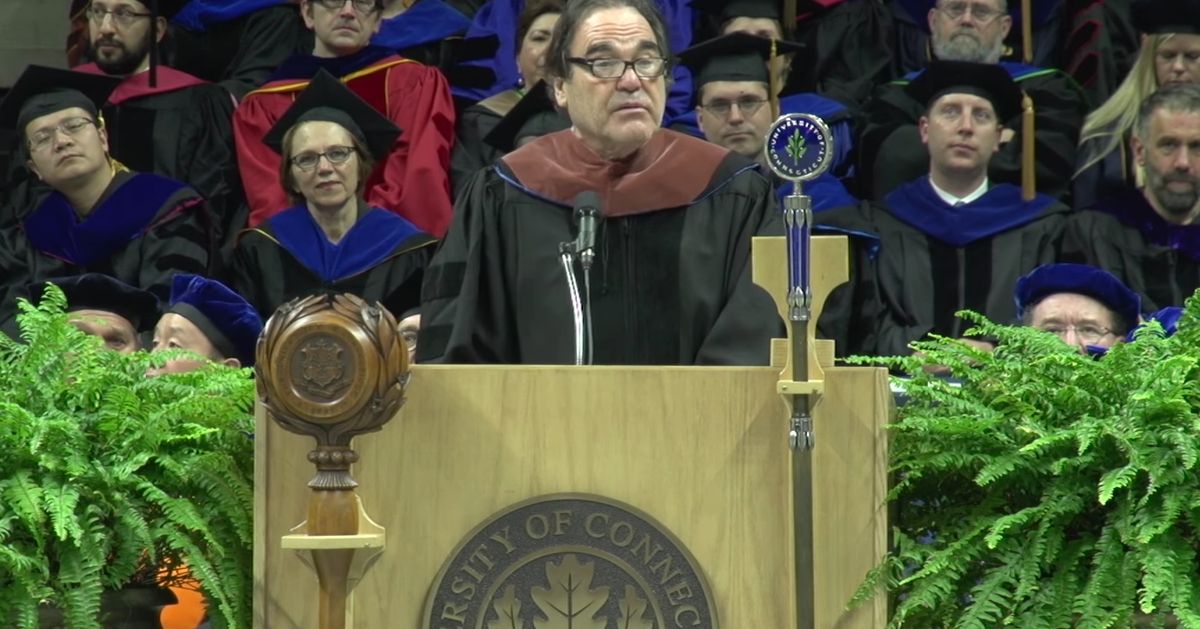 Oliver Stone University Of Connecticut Commencement Address Video ...