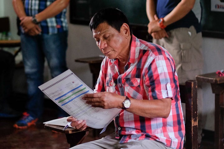 Duterte's campaign has been controversial and his speeches, often loaded with profanity, have shed little light on his politi
