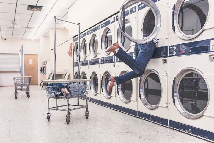 Most days, I feel like the laundry is going to eat me alive.