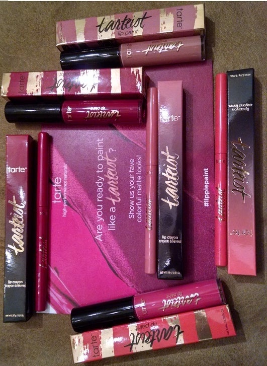 Tarte Lip Pain and Lip Crayons delivers gorgeous pigmentation, long wearing colors that feel good on the lips.