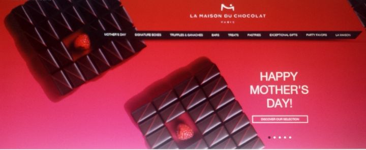 La Maison Du Chocolate Mother's Day Gift Box features a selection of 7 of its iconic chocolates, as well as a new creation, Orange Sanguine.