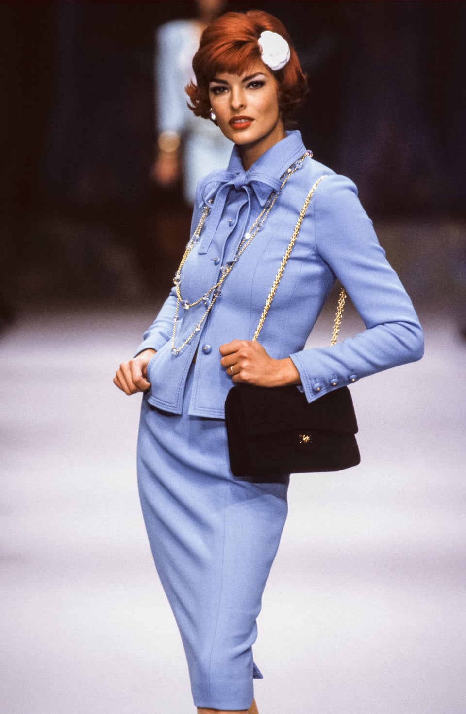 Linda Evangelista's Wildest Runway Hairstyles Over The Years