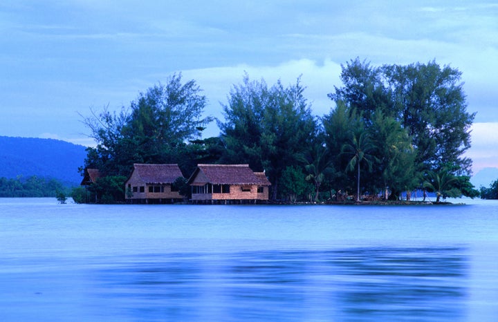 Marovo Lagoon in the Western Province of the Solomon Islands is one of hundreds places in the South Pacific under threat from climate change.