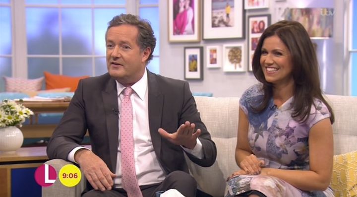 Piers Morgan dropped a clanger on 'Lorraine'