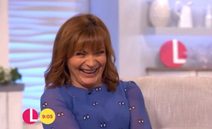 Lorraine Kelly found the whole thing hilarious