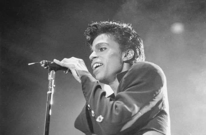 Prince performing in Germany in 1986.