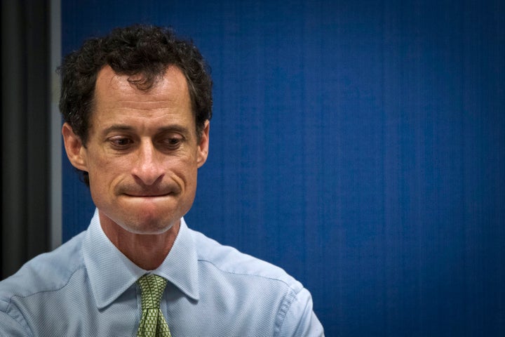 Anthony Weiner is focused on fatherhood.