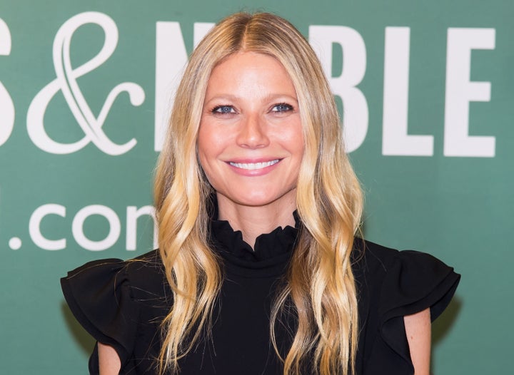 Gwyneth Paltrow signs copies of her new book "It's All Easy" at Barnes & Noble, 5th Avenue on April 12, 2016 in New York City.