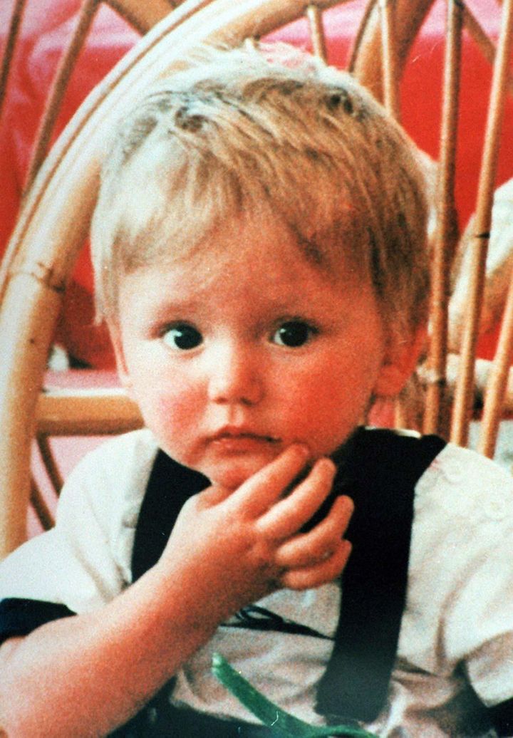 Ben Needham was 21 months old when he disappeared 