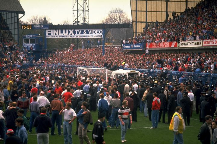 Tragedy: 96 people were killed during the Hillsborough disaster