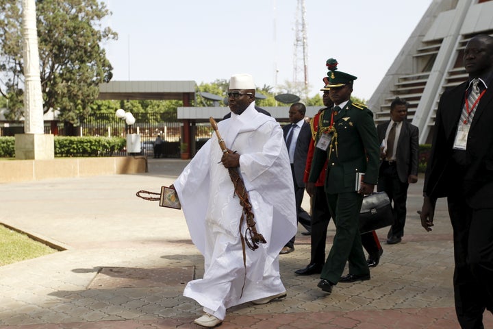 Gambia's authoritarian President Yahya Jammeh has ruled the country for over 20 years.