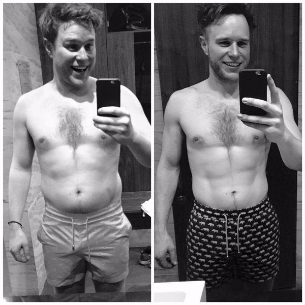 Olly showed off his body transformation last year