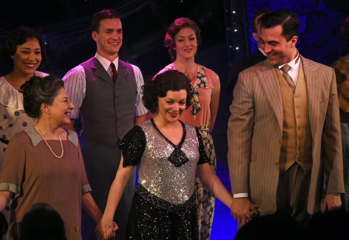 <strong>Sheridan Smith and the 'Funny Girl' cast</strong>
