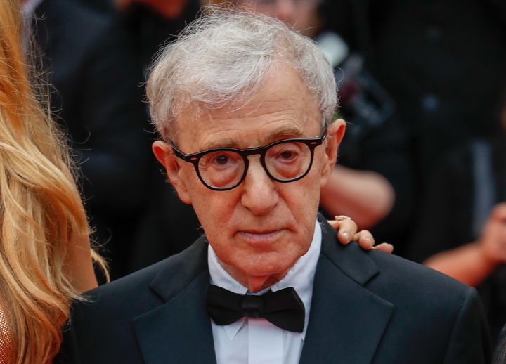 Woody Allen attends the screening of 'Cafe Society' at the opening gala of the annual 69th Cannes Film Festival at Palais des Festivals on May 11, 2016 in Cannes, France.