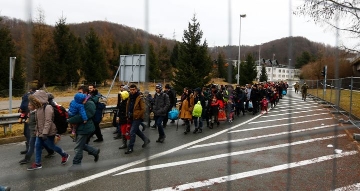 Slovenia committed to accepting 587 migrants through August 2017. Almost 500,000 migrants passed through the country last year.