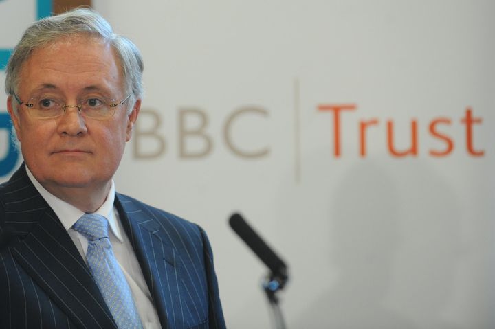 Former trust chairman Sir Michael Lyons delivered an 'extraordinary' attack on the BBC on Thursday