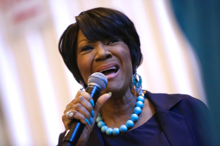 Singer Patti LaBelle kicks off the 3rd annual National Women's Lung Health Week with a performance at Grand Central Terminal on May 10, 2016, in New York.