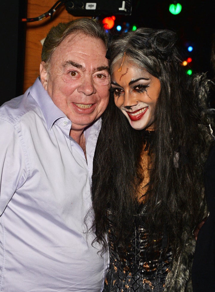 Andrew Lloyd Webber and Nicole Scherzinger