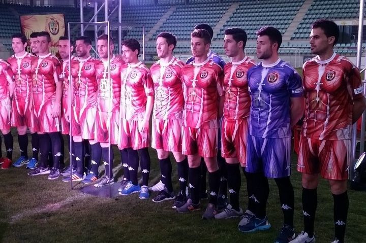 C.D. Palencia unveiled its new uniform on Thursday night.
