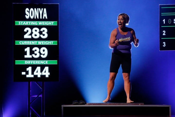 Sonya Jones competes on season 16 of "The Biggest Loser."