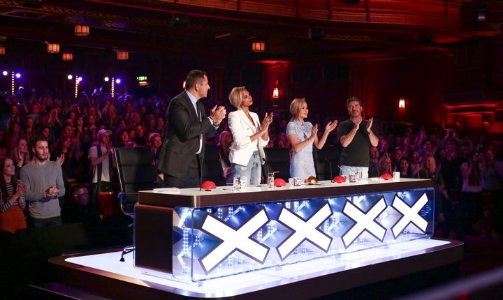 All four 'BGT' judges were on their feet