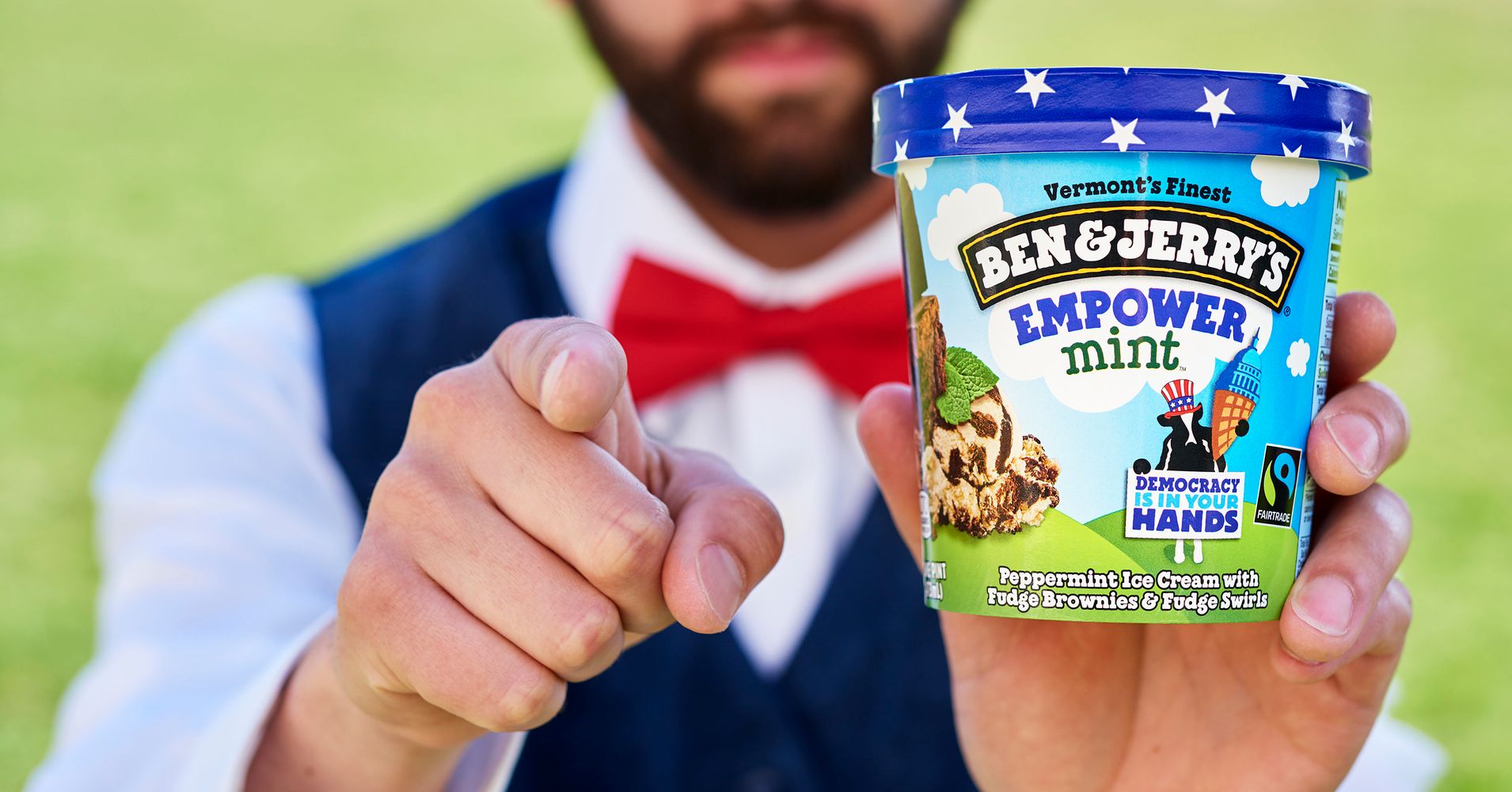 Ben & Jerry's New Flavor 'Empower Mint' Is More Political And Punny