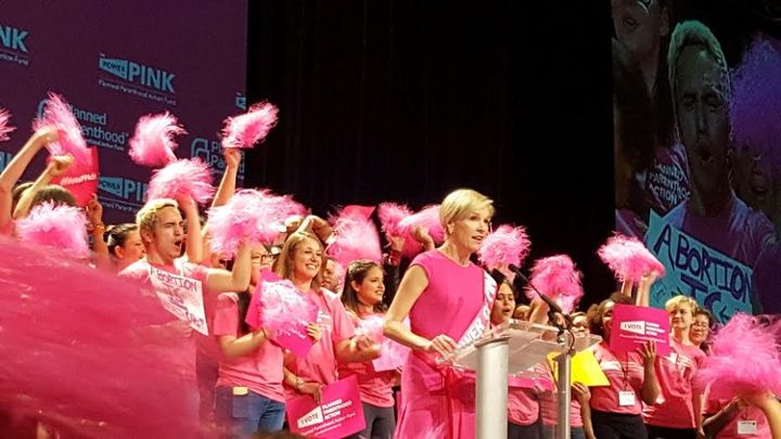 Planned Parenthood President Cecile Richards addressed nearly 1,000 volunteers at a rally in Pittsburgh on May 14, 2016.