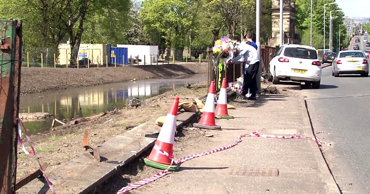 Glasgow Canal Car Crash Kills Two After Vehicle 'Went Out Of Control