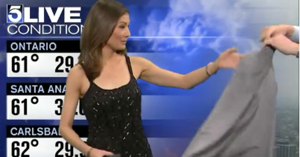 Weather Presenter Handed Cardigan To Cover ‘Totally Inappropriate ...