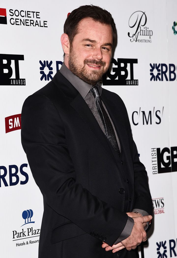 Danny Dyer was awarded TV Celebrity Straight Ally