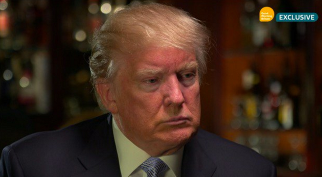 Donald Trump made the headlines with his 'GMB' interview