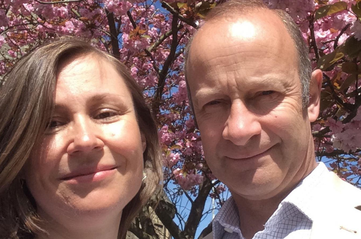 Tatiana Smurova-Bolton, pictured with her husband Henry Bolton, delivered her baby on board a train at St Pancras International 