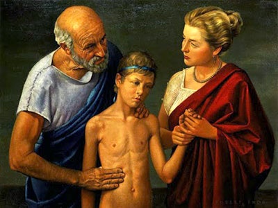 Hippocrates Examining Child