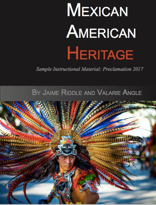 The cover of a widely reviled textbook on Mexican-American studies proposed to the Texas Education Agency for use in public schools. Mexican-Americans don't usually dress like this. 