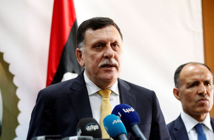 U.N. arms embargo exemptions will be considered to facilitate the new Libyan government's fight against the so-called Islamic state, which Prime Minister Fayez Seraj described as a "major challenge."