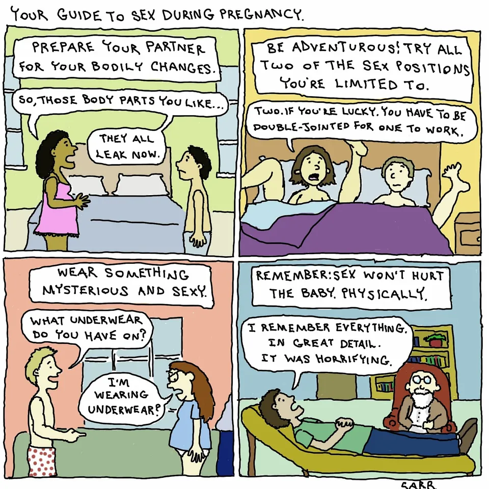 Pregnant Sex Positions Cartoon - Funny Mom Comic Sex | Niche Top Mature