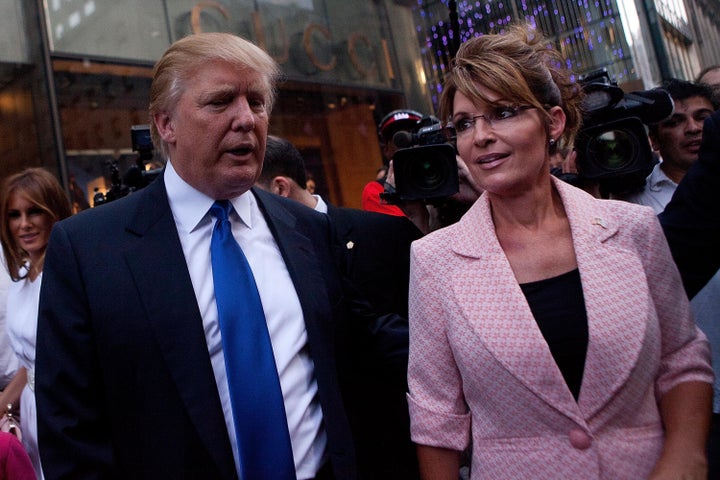 Donald Trump has a new campaign team in Alaska. The state's former governor, Sarah Palin, was one of Trump's early backers.