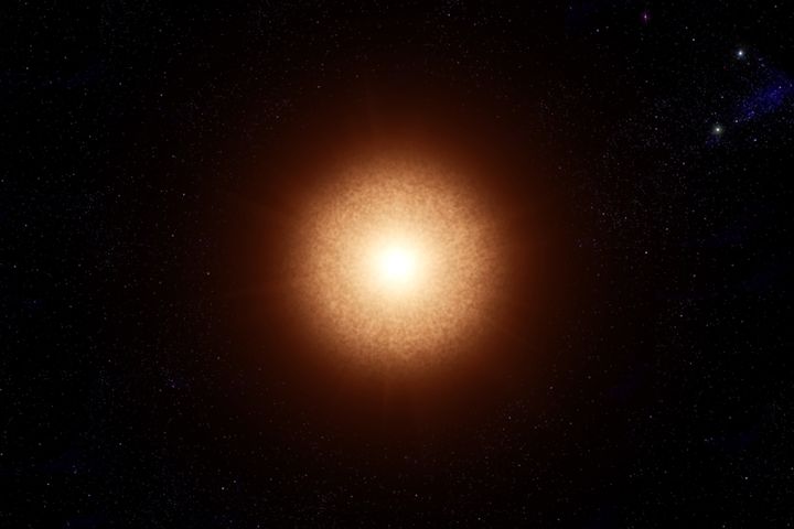 A red giant star.