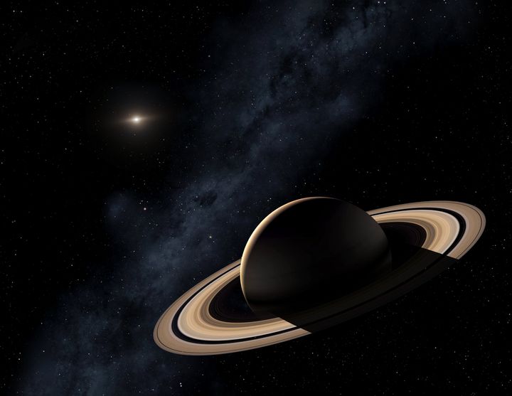 When our star becomes a red giant, Saturn would enter the 'habitable zone'.