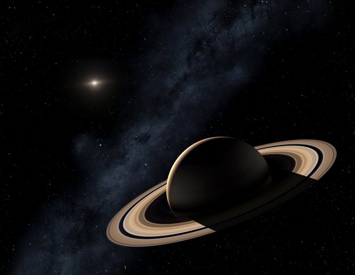 When our star becomes a red giant, Saturn would enter the 'habitable zone'.